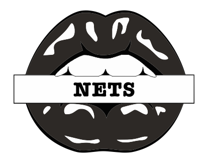 Brooklyn Nets Lips Logo Lips Logo vinyl decal